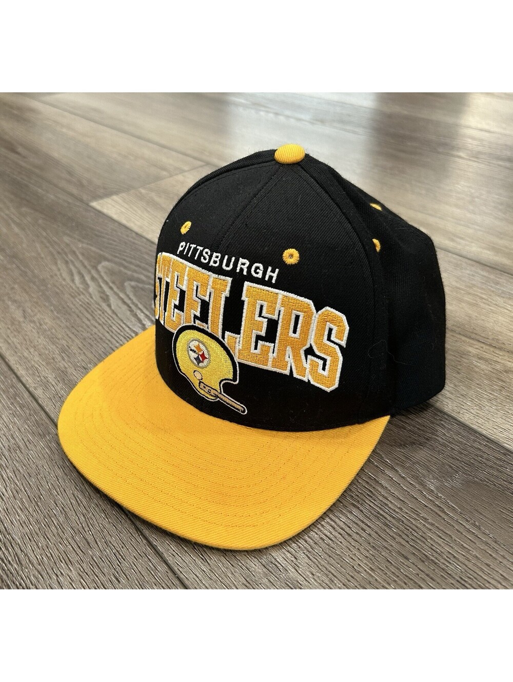 Pittsburgh Steelers Hat Cap Mitchell & Ness Snapback Vintage Collection OSFM